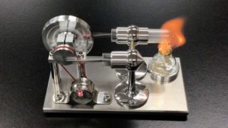 スターリングエンジン SE-905 KYG協和合金製 アルコールランプ付